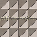 Casalgrande Padana Beton C1 (Pearl + Dark) Inserto Декор 37,5x37,5 см
