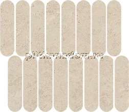 Vives London Mosaico Mayfair Natural R10 Бежевая Матовая Мозаика 27x31 см