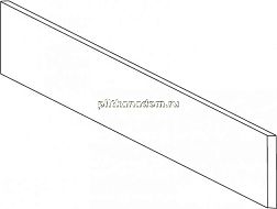 Kutahya Spazio Grey Matt Подступенок 15x120 см
