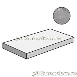 Cerdomus Supreme Angolo Sn Grad.C.Retta Grey Nat 75510 Ступень 33x120 см