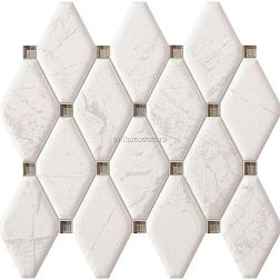 Tubadzin Graniti White Белая Глянцевая Мозаика 27х29,8 см