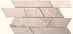 La faenza Oro Mk.ChevronCreMix Бежевая Матовая Мозаика 17х35,2 см
