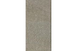 Paradyz Eremite Taupe Коричневая Матовая структурная Ступень 30х60 см