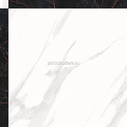 Eurotile Kamila 826 Calacatta Белый Глянцевый Керамогранит 49,5х49,5 см